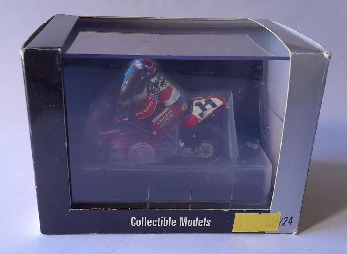 Vintage Onyx Die-Cast Troy Corser #2 Ducati 916 Promotor Racing.  Scale 1/24.  Original Packaging.