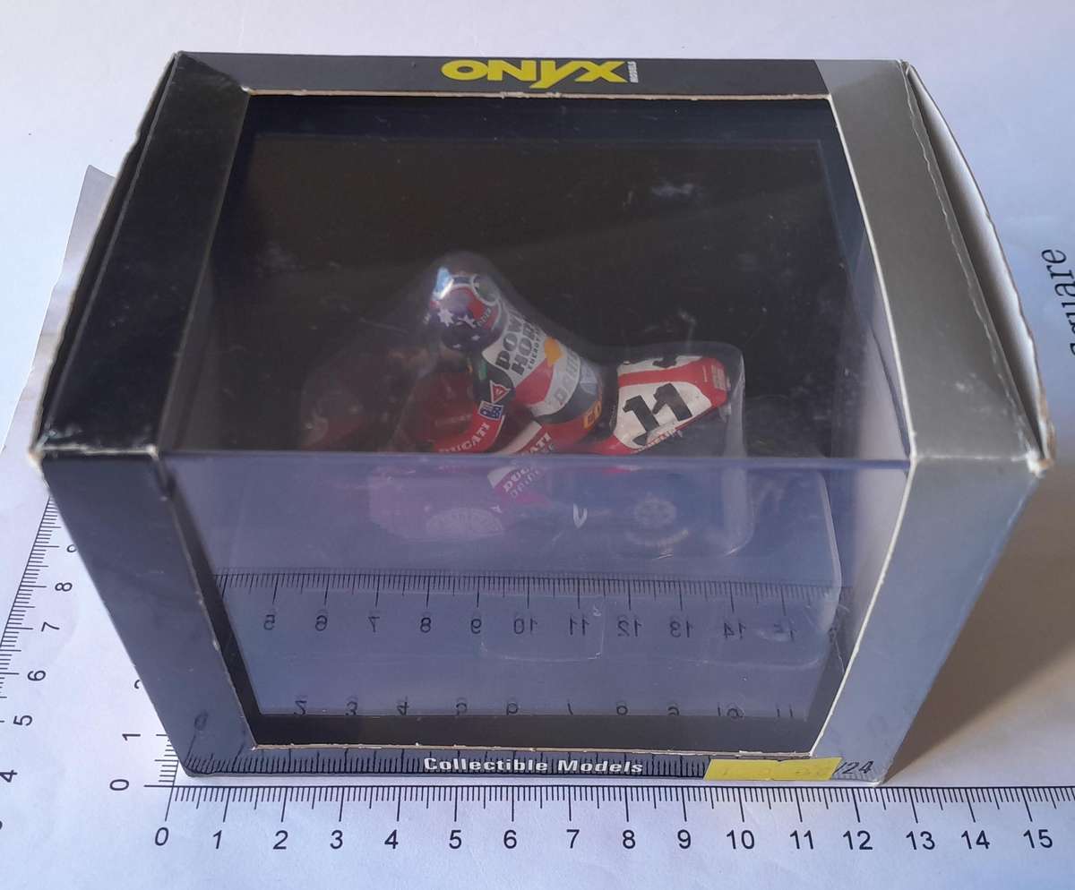 Vintage Onyx Die-Cast Troy Corser #2 Ducati 916 Promotor Racing.  Scale 1/24.  Original Packaging.