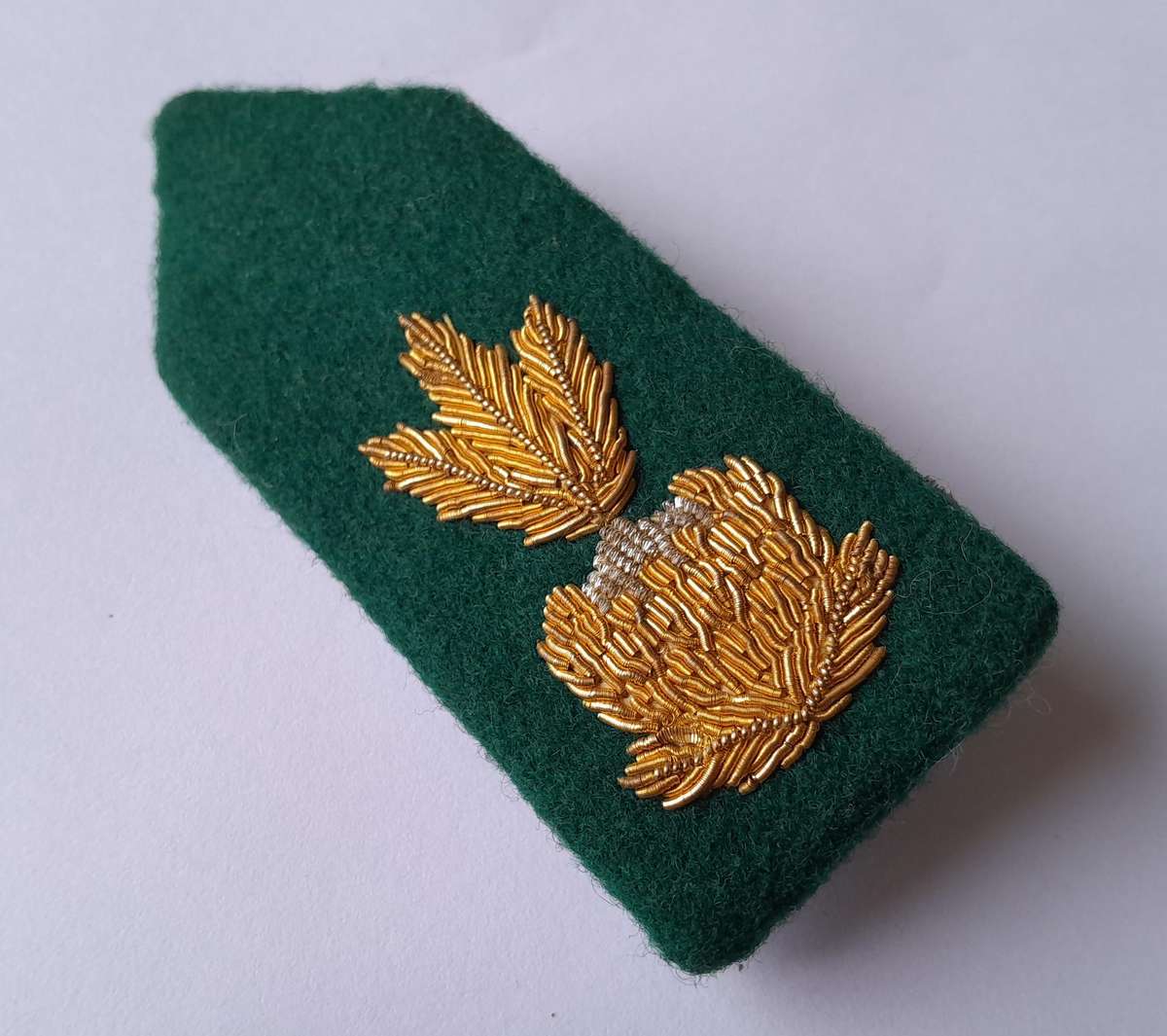 Vintage SA Prison Service Officers Gorget.  Pin Intact.