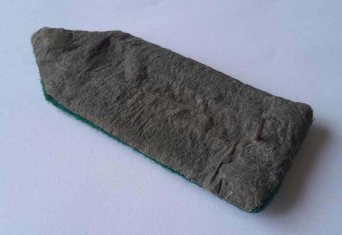 Vintage SA Prison Service Officers Gorget.  Pin Intact.