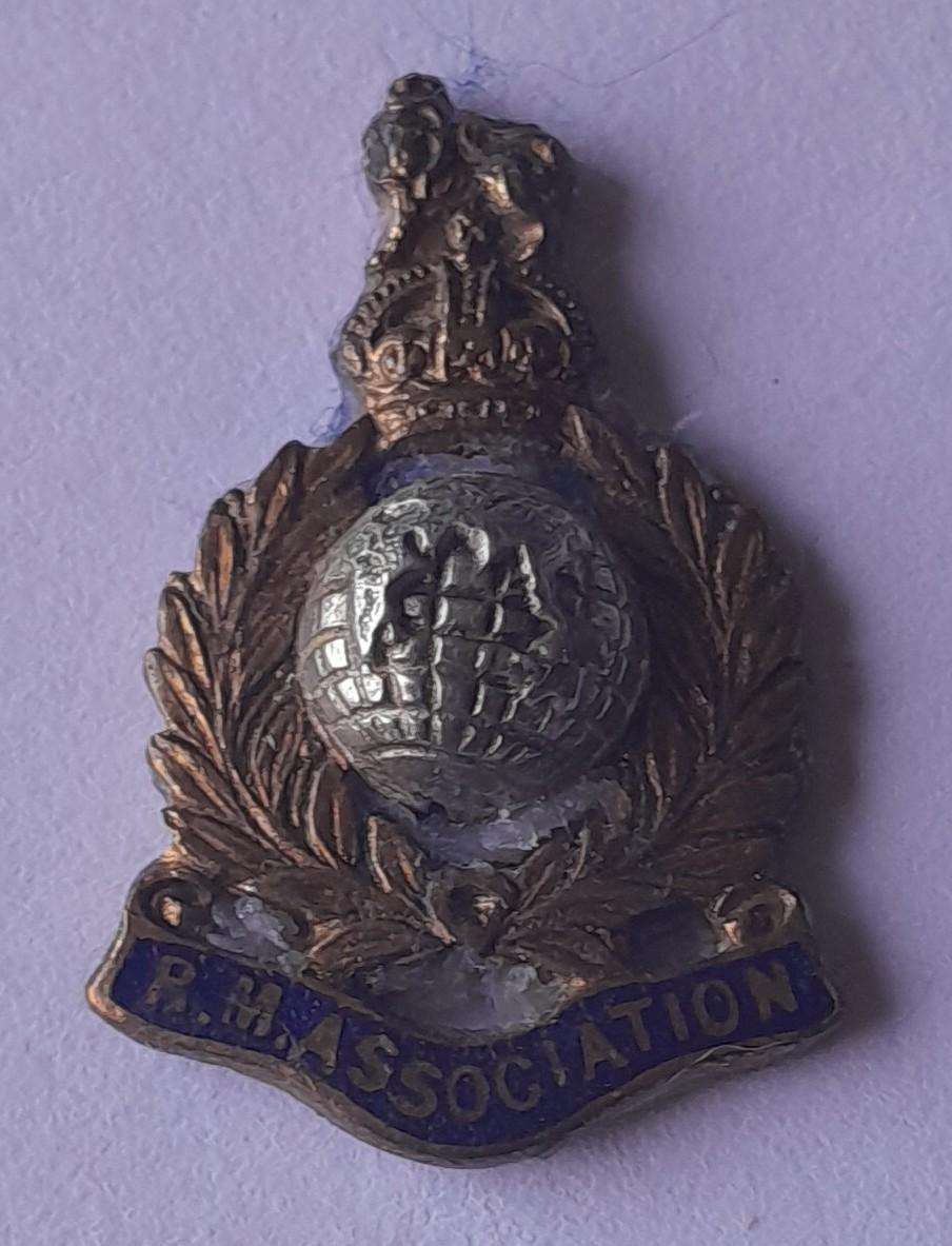 WW2 Royal Marines Association Sweetheart Badge. No Clasp.