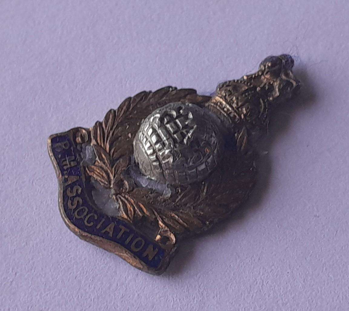 WW2 Royal Marines Association Sweetheart Badge. No Clasp.