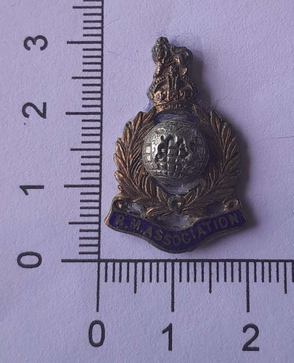 WW2 Royal Marines Association Sweetheart Badge. No Clasp.