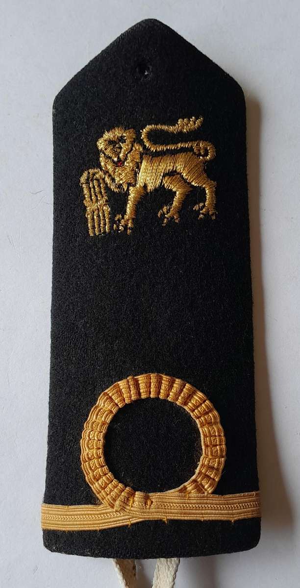 Pair SADF Navy Sub-Lieutenant Rank Epaulettes.
