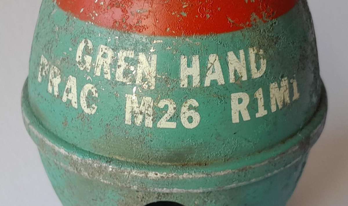 1980's SADF M26 Practice Hand Grenade. (No International Shipping)