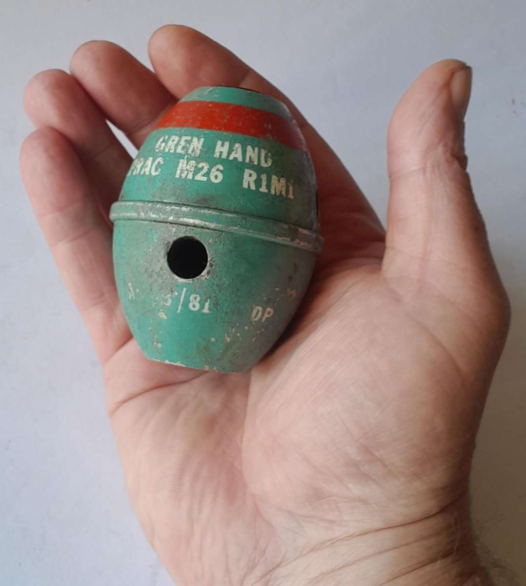 1980's SADF M26 Practice Hand Grenade. (No International Shipping)