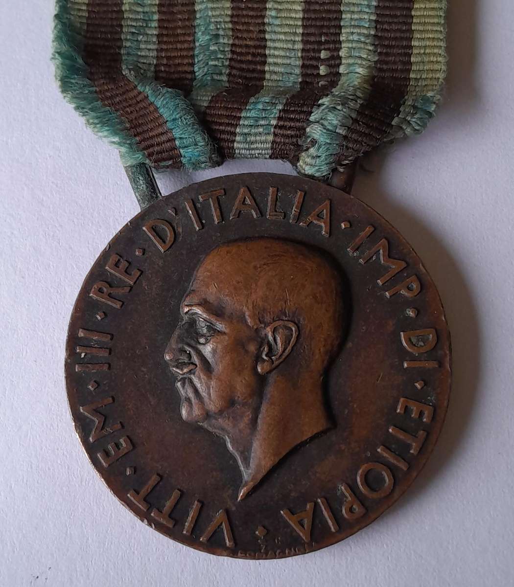 1935-1936 Italian Africa Orientale Medal (Medal for Military Operations in East Africa).