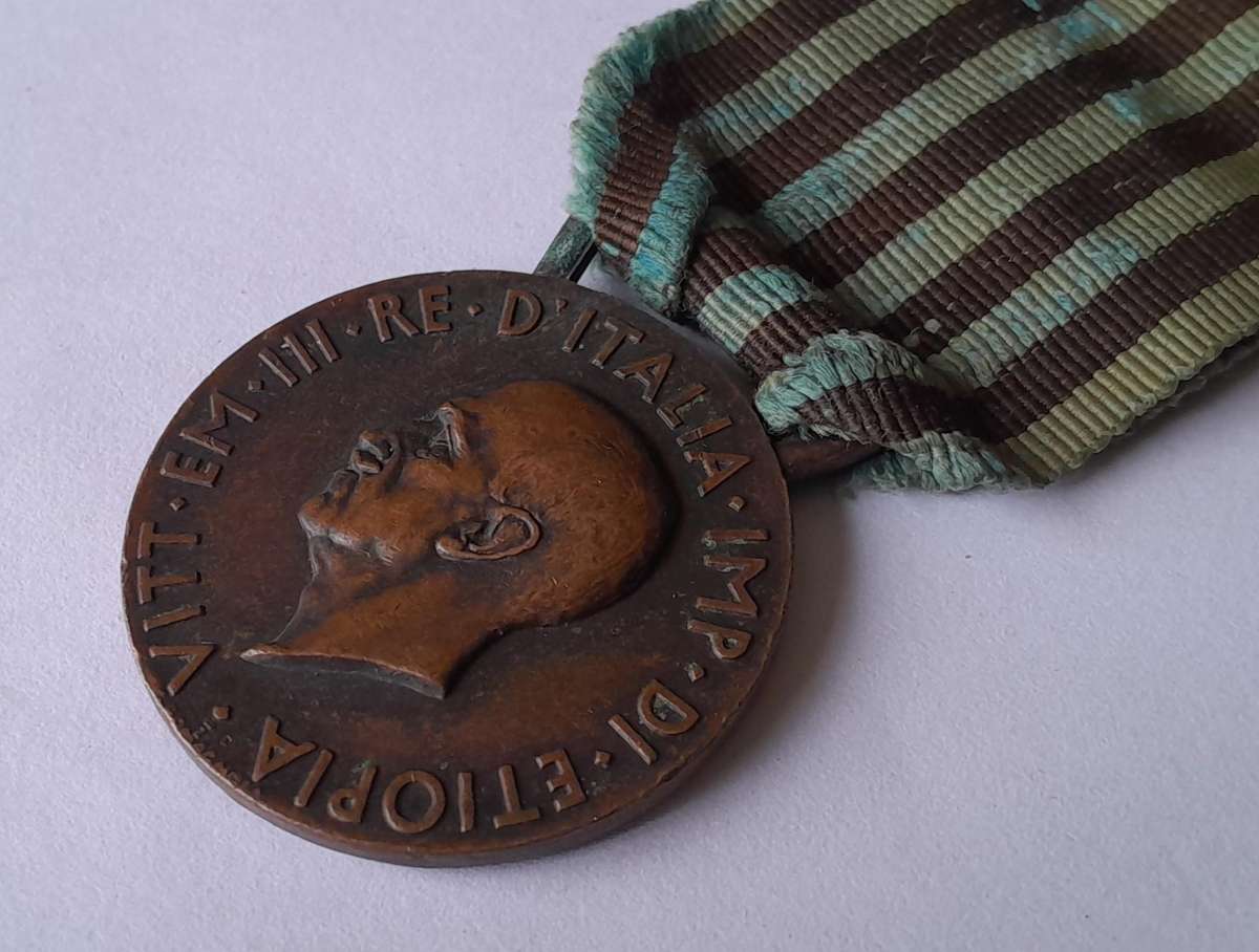 1935-1936 Italian Africa Orientale Medal (Medal for Military Operations in East Africa).