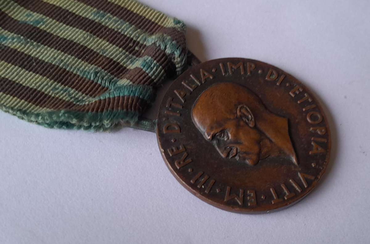 1935-1936 Italian Africa Orientale Medal (Medal for Military Operations in East Africa).