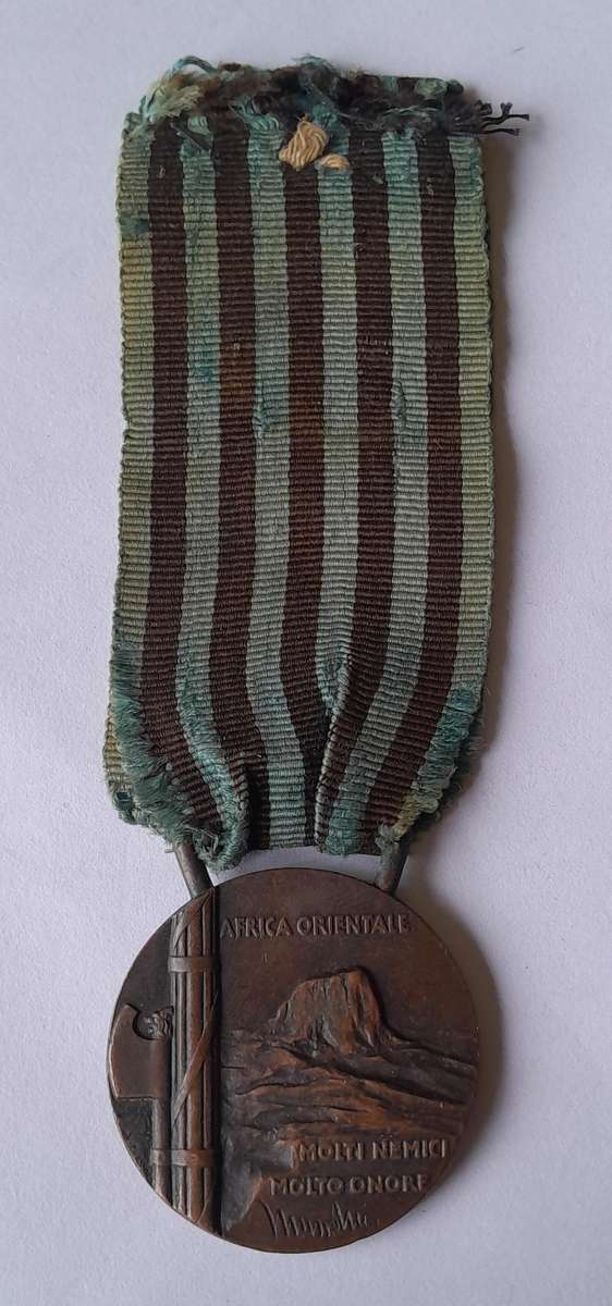 1935-1936 Italian Africa Orientale Medal (Medal for Military Operations in East Africa).