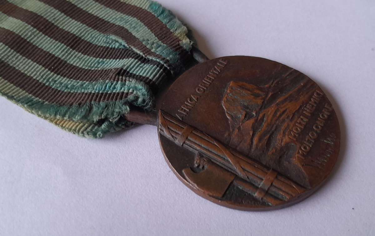 1935-1936 Italian Africa Orientale Medal (Medal for Military Operations in East Africa).
