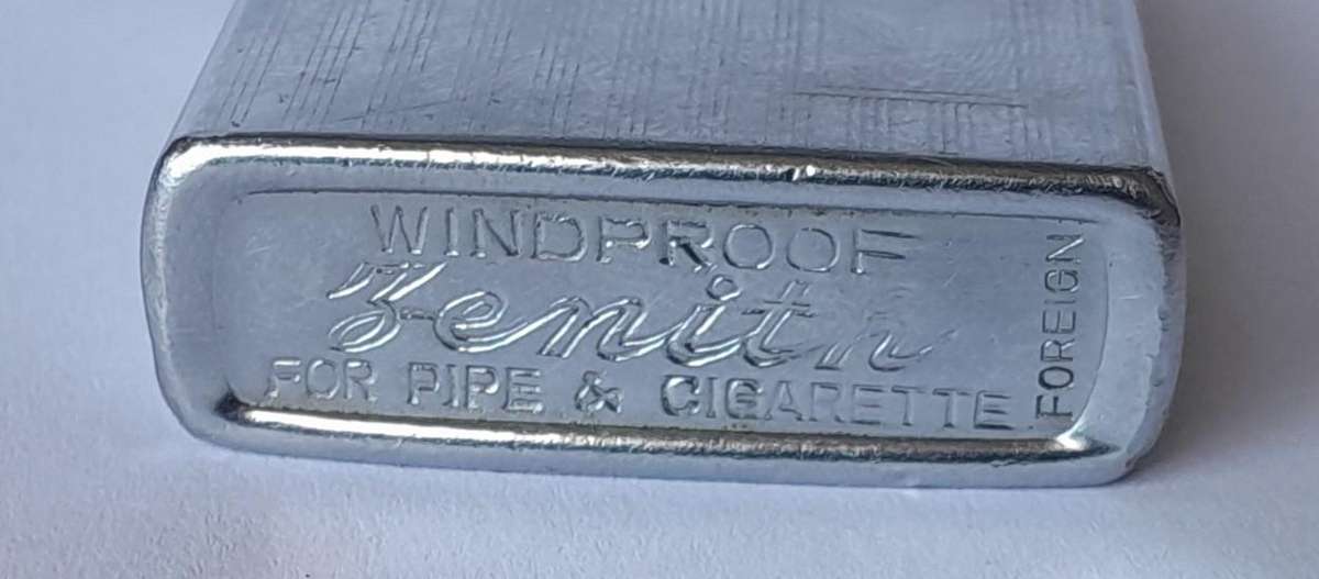 Rare 1960's Japanese "Zenith" Windproof Pipe & Cigarette Lighter.