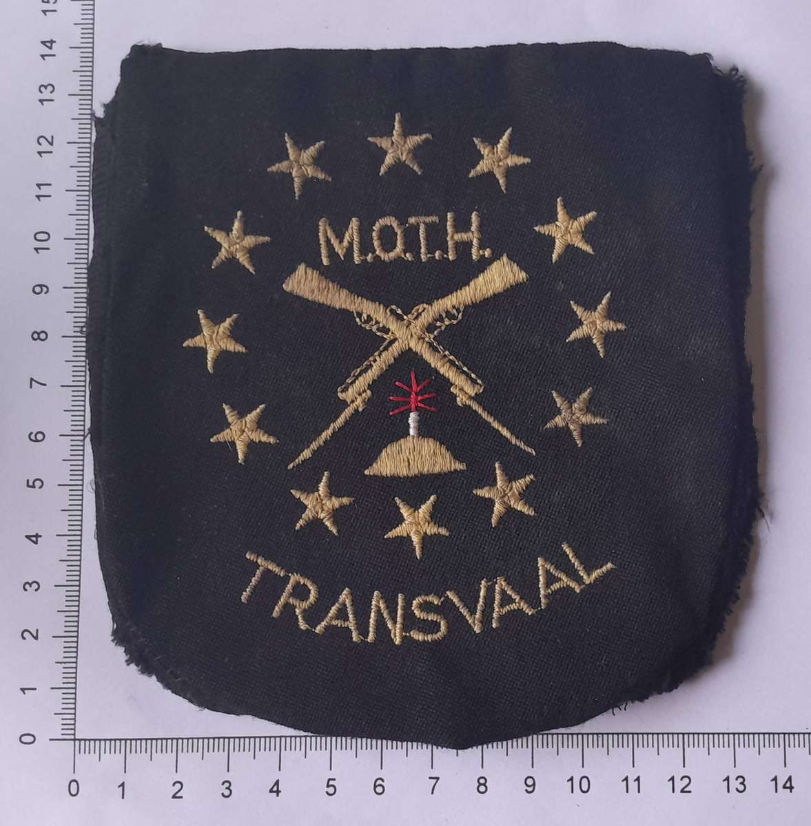 Vintage Transvaal M.O.T.H Blazer Badge.