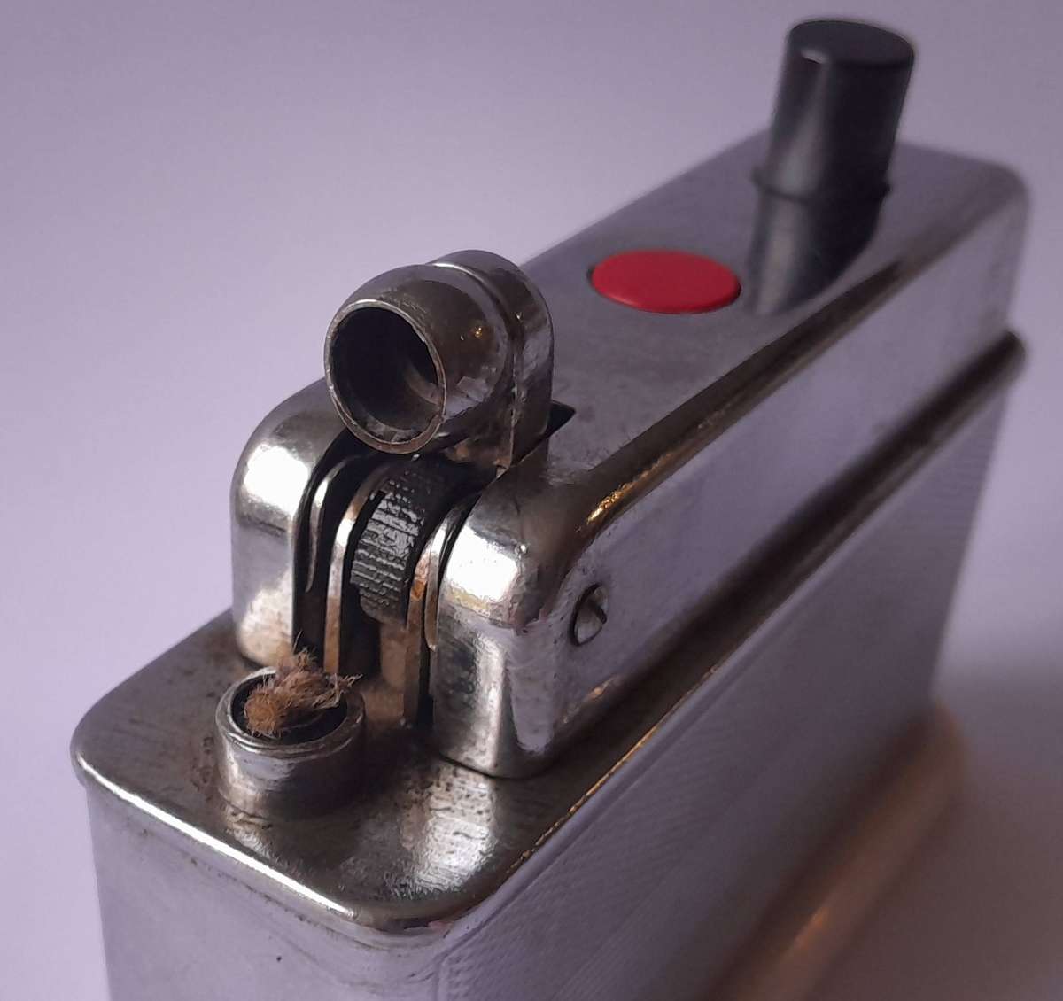 Rare Art Deco Barclay Push-Button Bakelite Table Lighter.