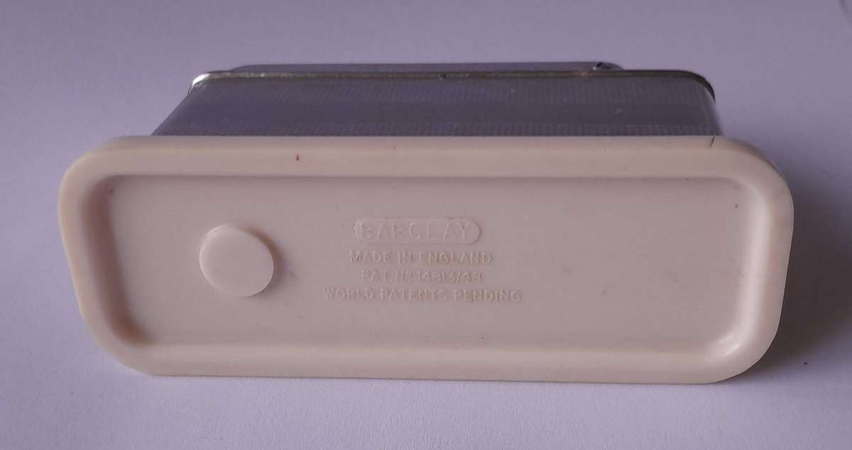 Rare Art Deco Barclay Push-Button Bakelite Table Lighter.