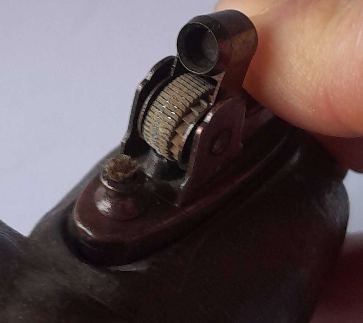 Vintage 1960's "Van Hunks" Elephant Cast Metal Table Lighter.