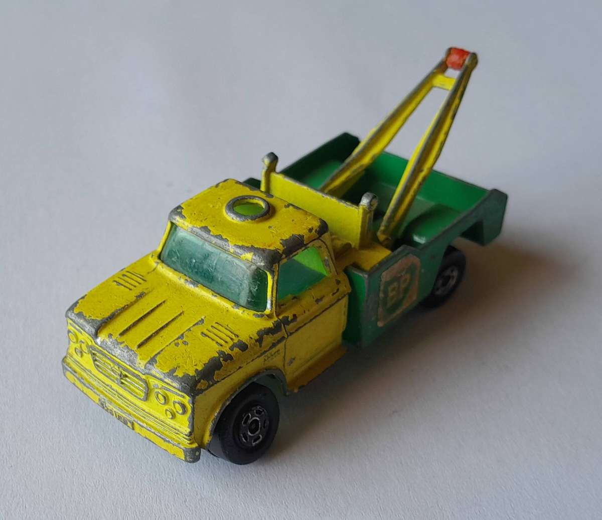 Vintage 1960's Lesney Matchbox Die-Cast Dodge Wreck Truck.  No. 13