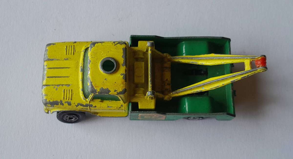 Vintage 1960's Lesney Matchbox Die-Cast Dodge Wreck Truck.  No. 13