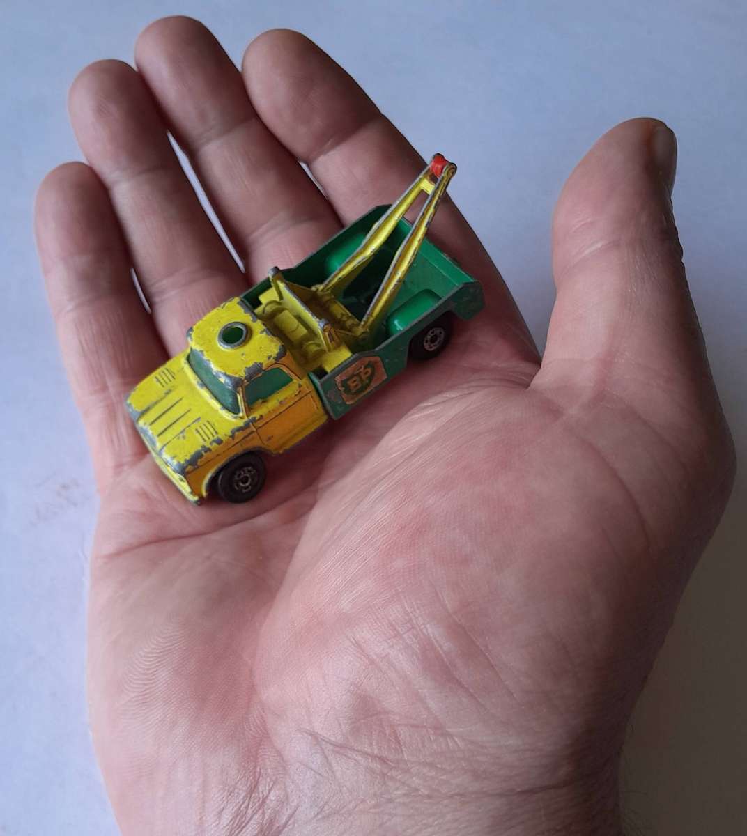 Vintage 1960's Lesney Matchbox Die-Cast Dodge Wreck Truck.  No. 13