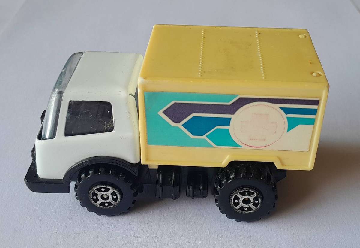 Vintage Chinese Tonka Style Sheet Metal Truck.