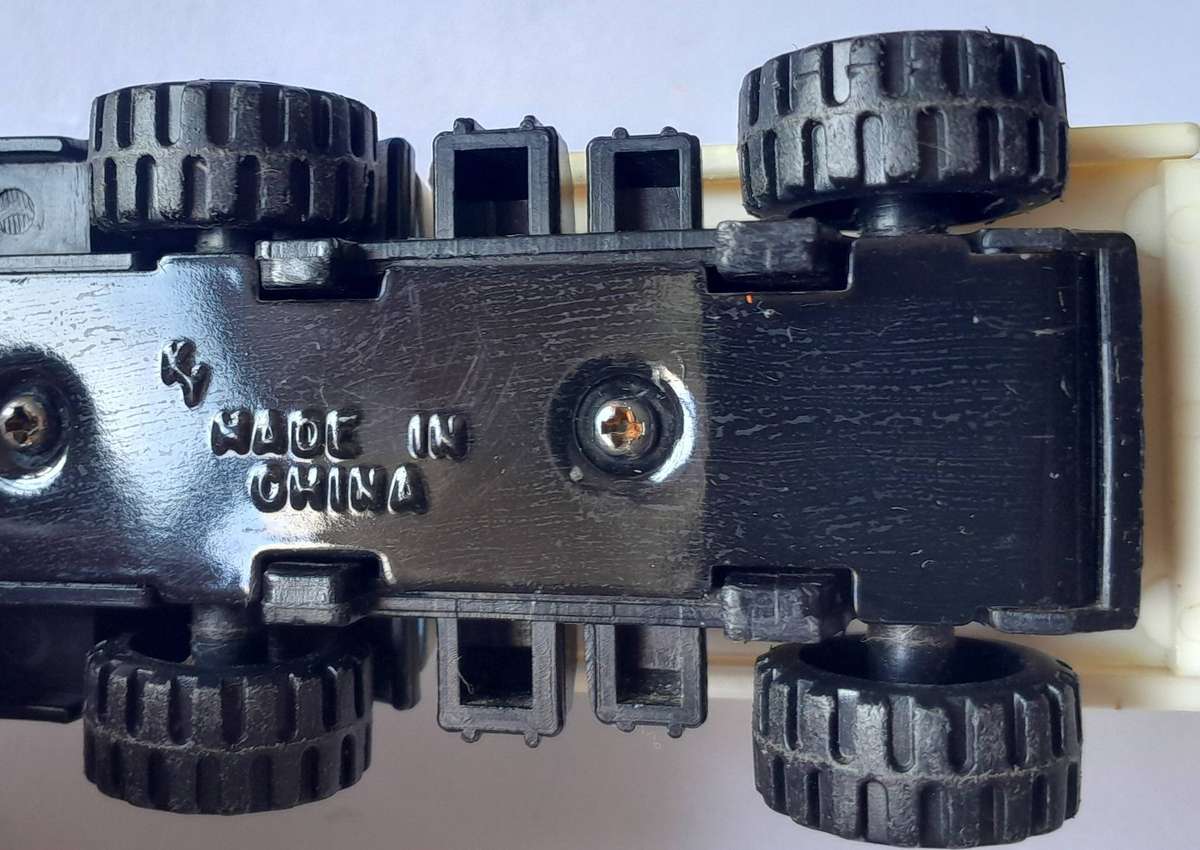 Vintage Chinese Tonka Style Sheet Metal Truck.