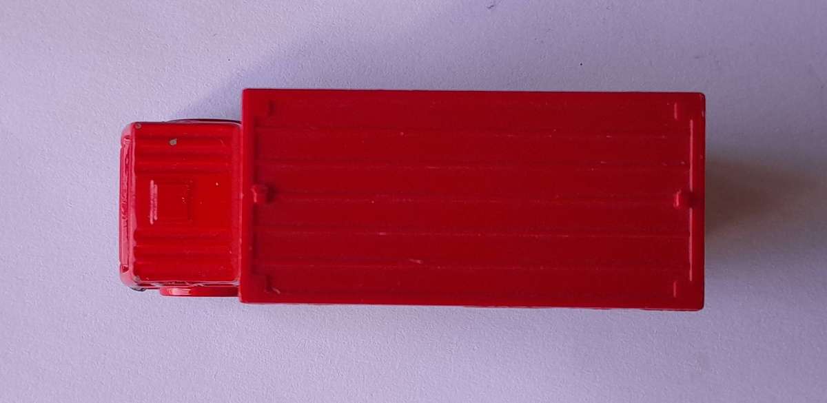 Vintage 1970's Lesney Matchbox Die-Cast Mercedes Container Truck.  No Back Doors.