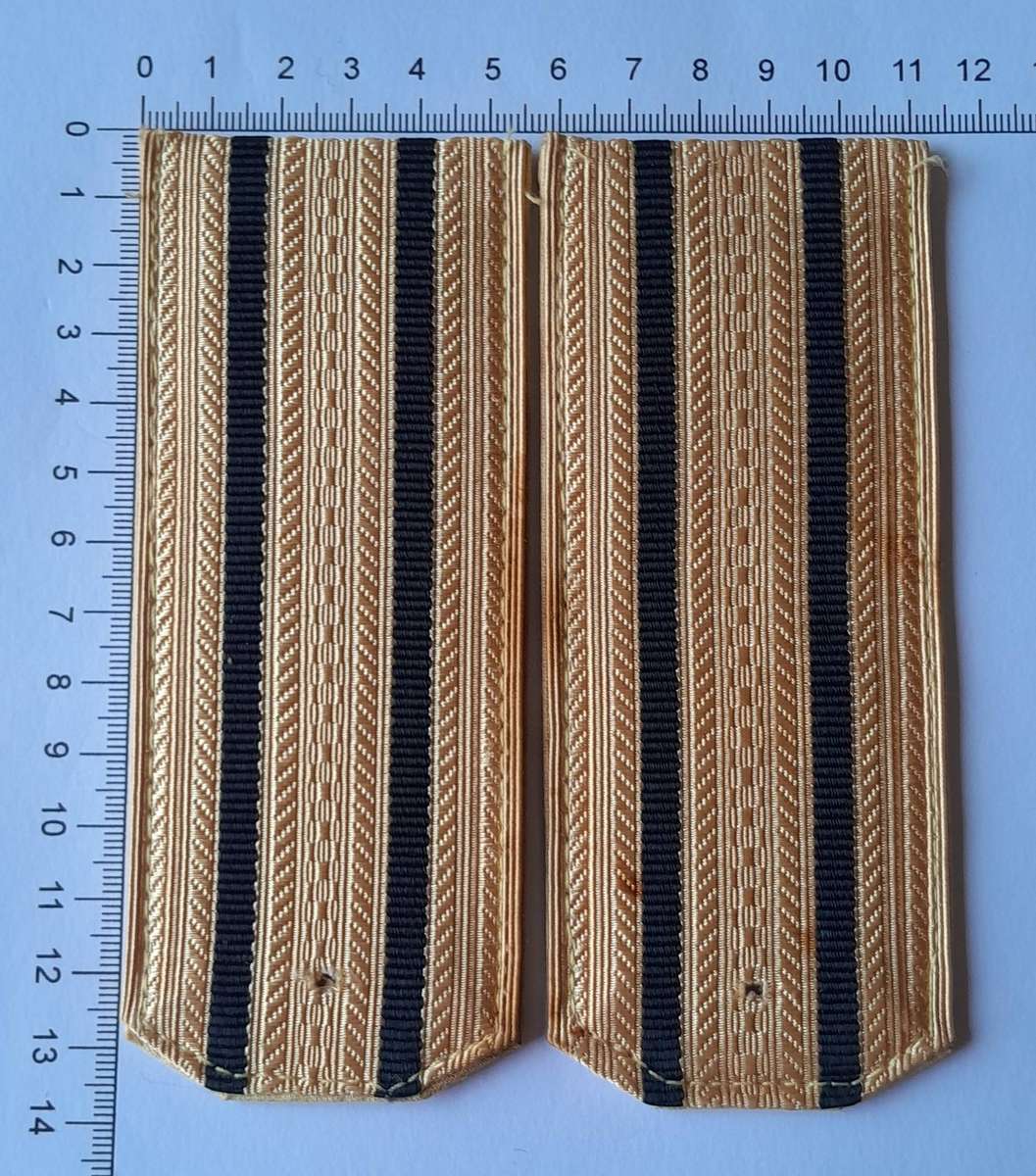 Pair Vintage USSR Soviet Navy Officer's Parade Epaulettes.