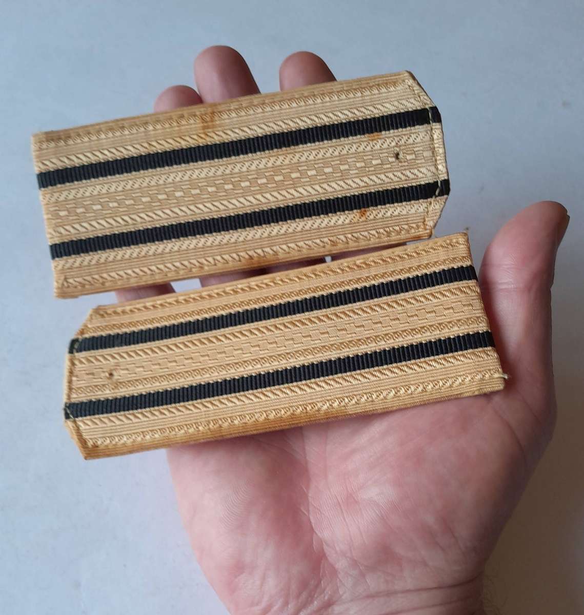 Pair Vintage USSR Soviet Navy Officer's Parade Epaulettes.