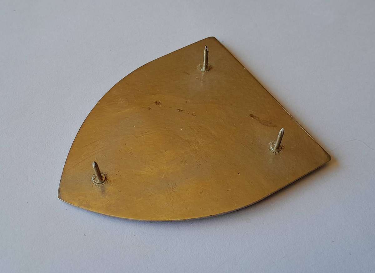 SADF De Aar Commando Shoulder Flash.  All Pins Intact.