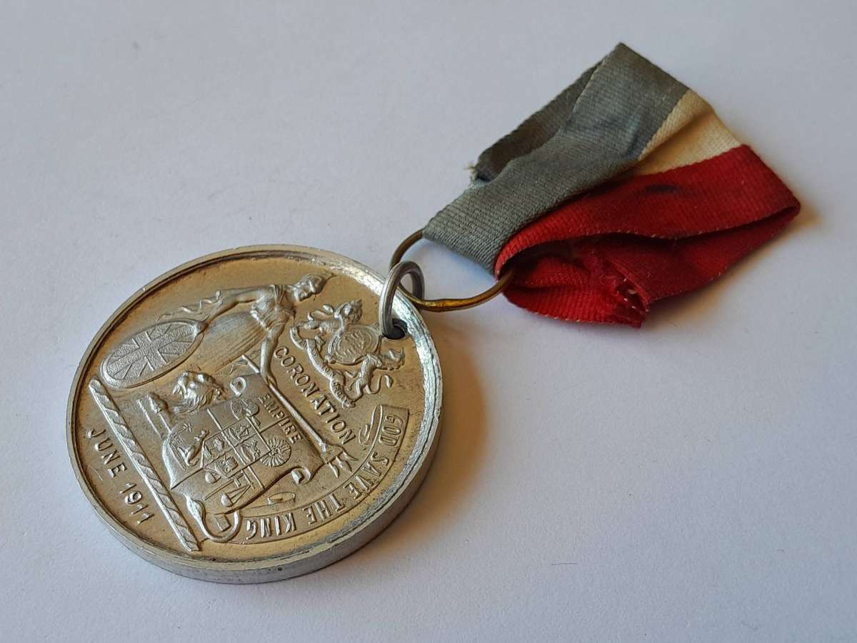 1911 King George V and Queen Mary Coronation Medal.  Excellent Condition.