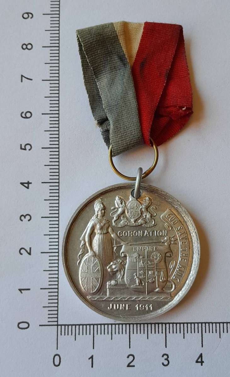 1911 King George V and Queen Mary Coronation Medal.  Excellent Condition.
