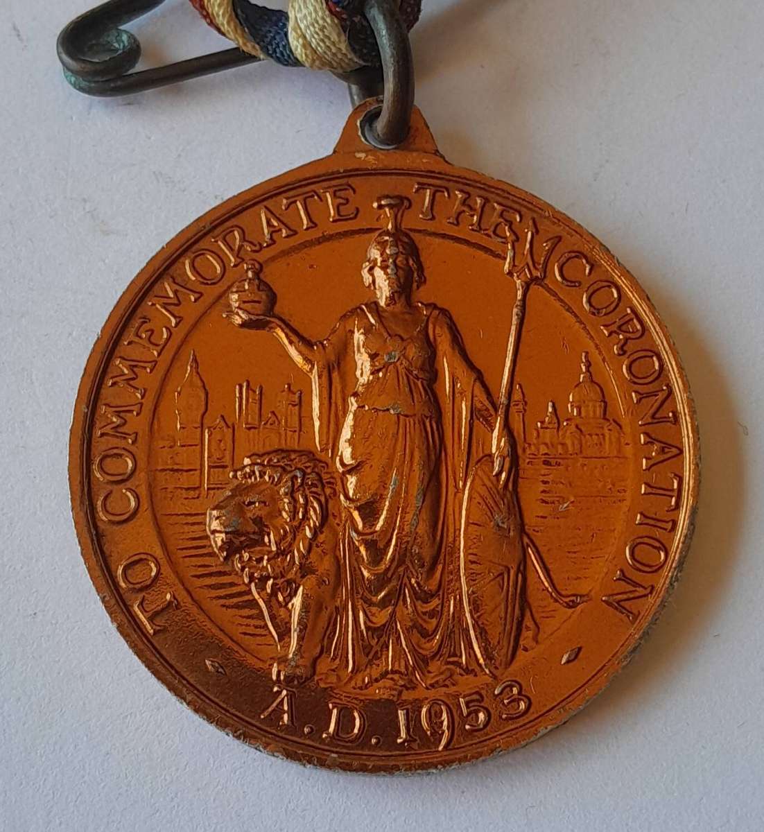 1953 Coronation of Queen Elizabeth II Medal.