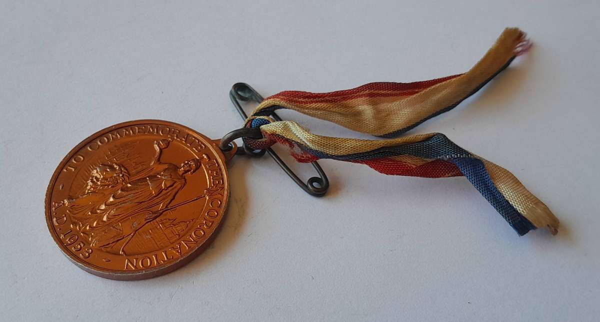 1953 Coronation of Queen Elizabeth II Medal.