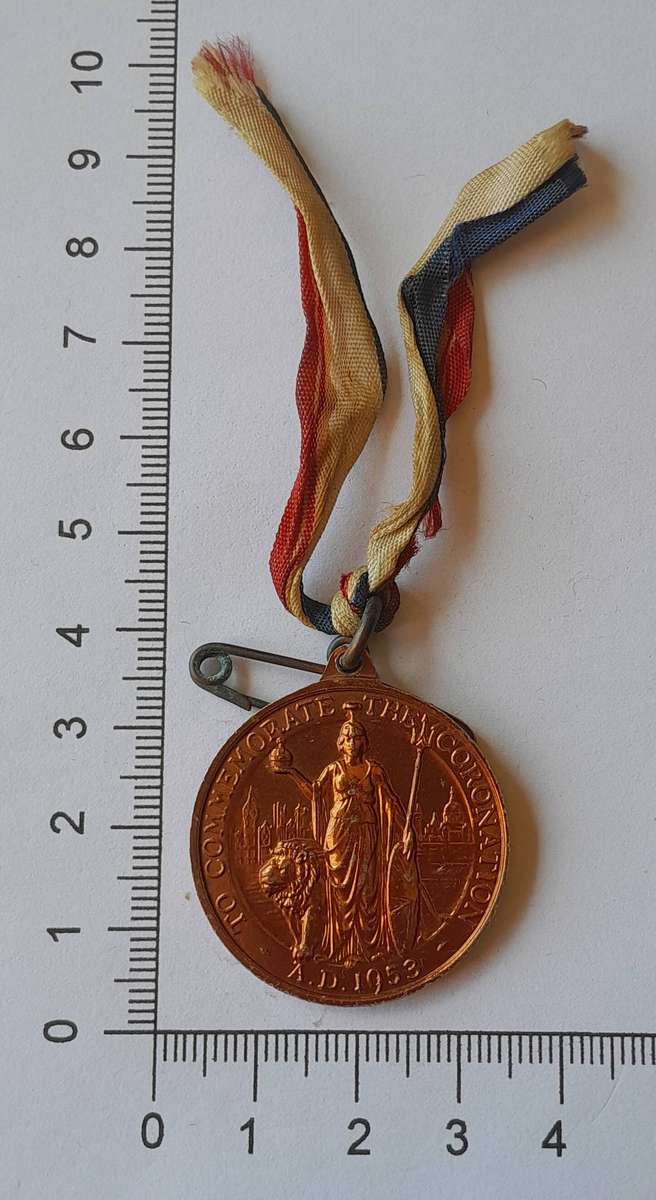 1953 Coronation of Queen Elizabeth II Medal.