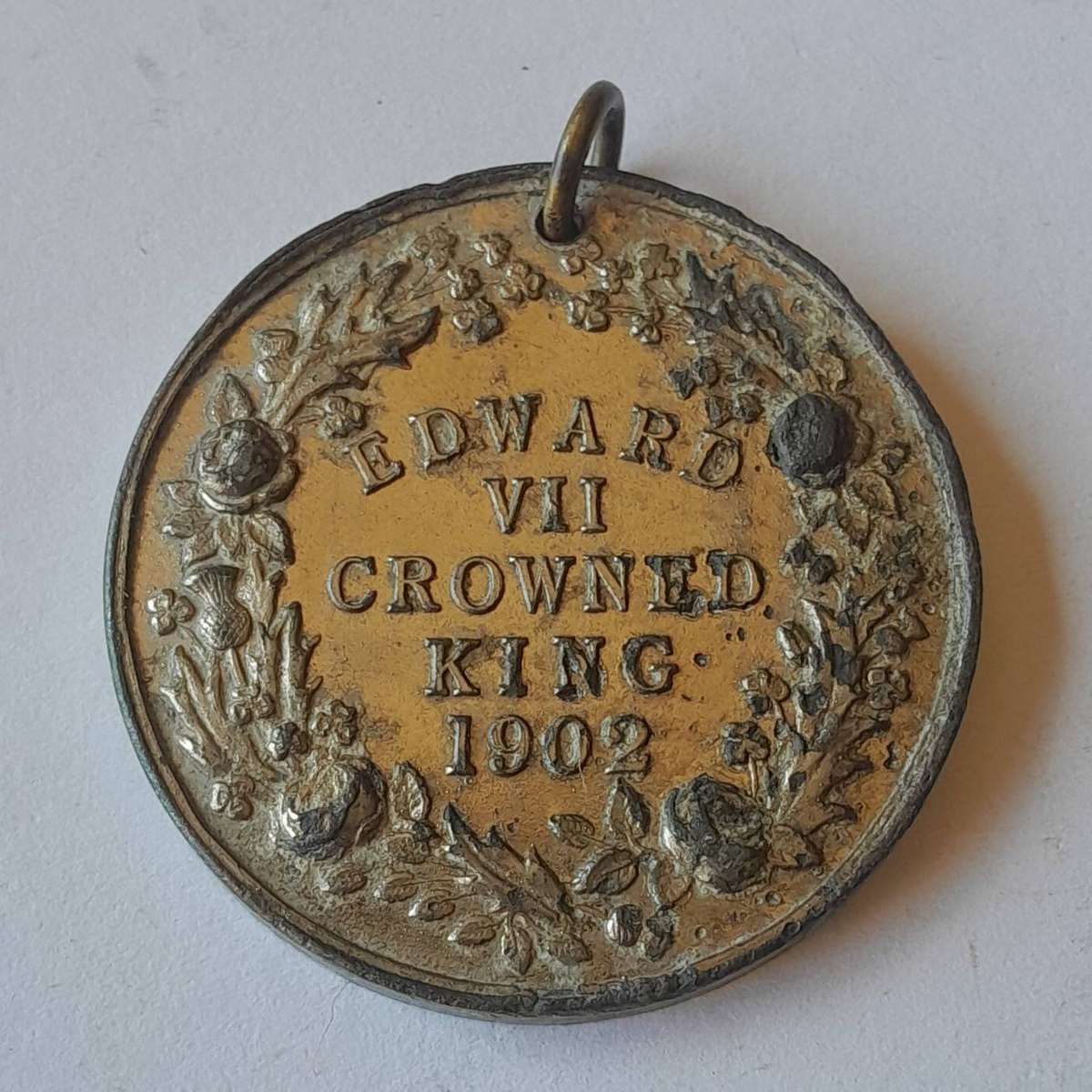 Rare Boer War Era 1902 King Edward VII Coronation Medal.