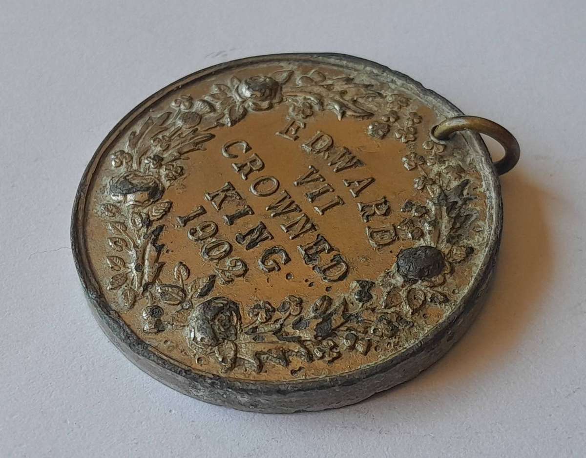 Rare Boer War Era 1902 King Edward VII Coronation Medal.