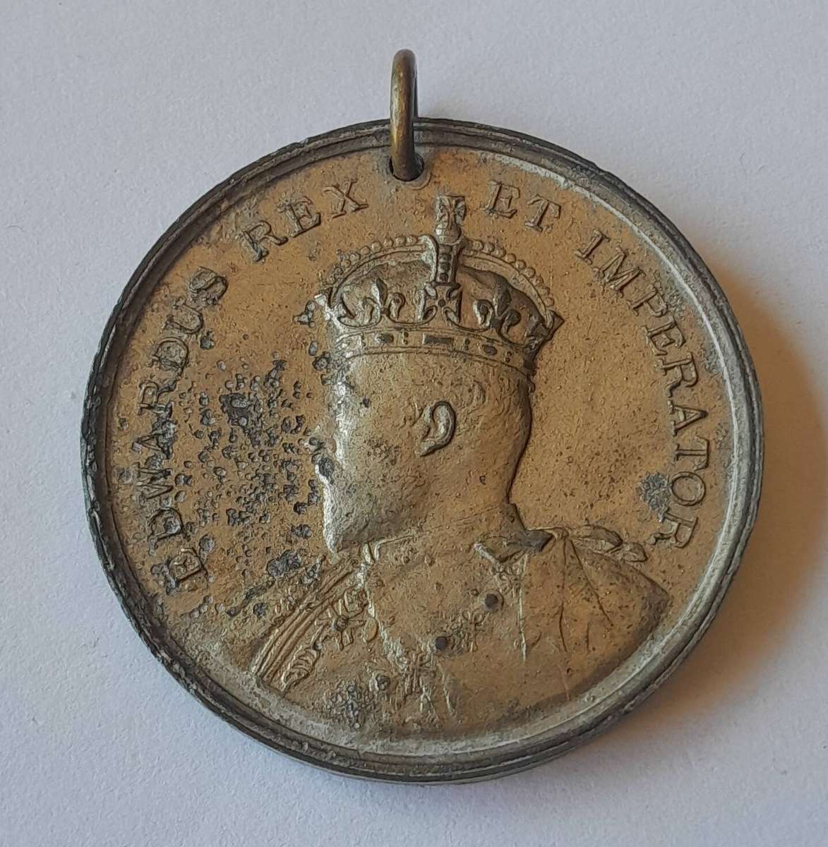Rare Boer War Era 1902 King Edward VII Coronation Medal.