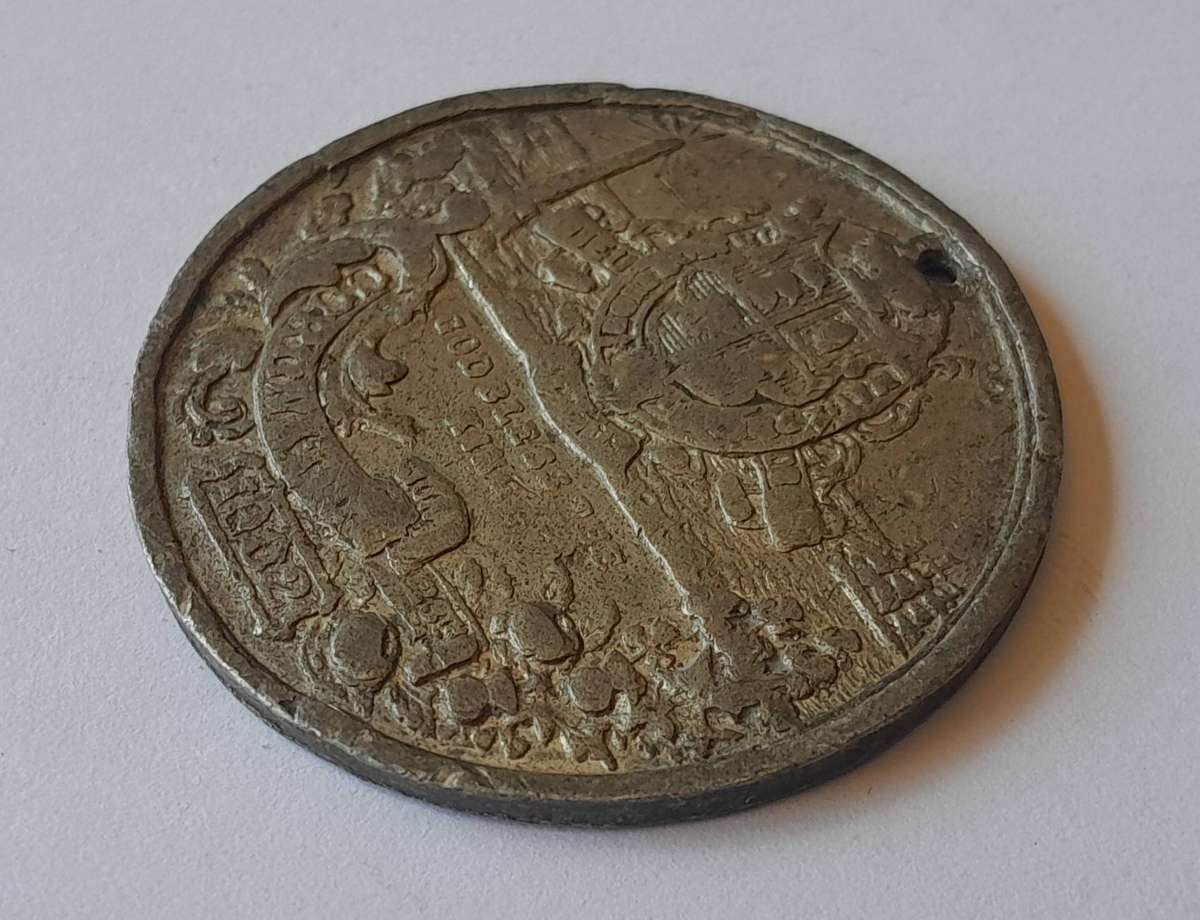 Boer War Era 1902 King Edward VII and Queen Alexandra Coronation Medal.