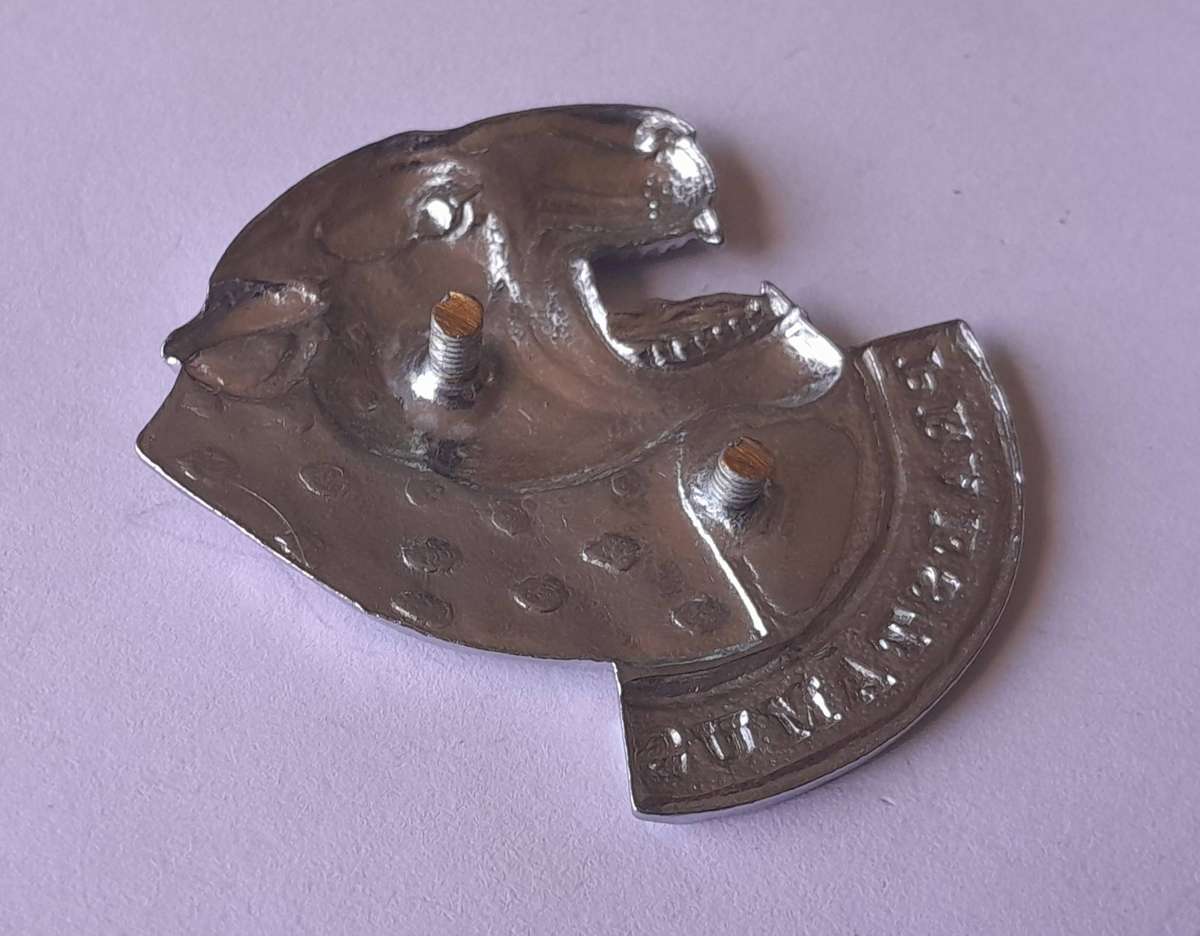 SADF 121 Battalion Cap Badge.  Lugs Intact (Shortened).