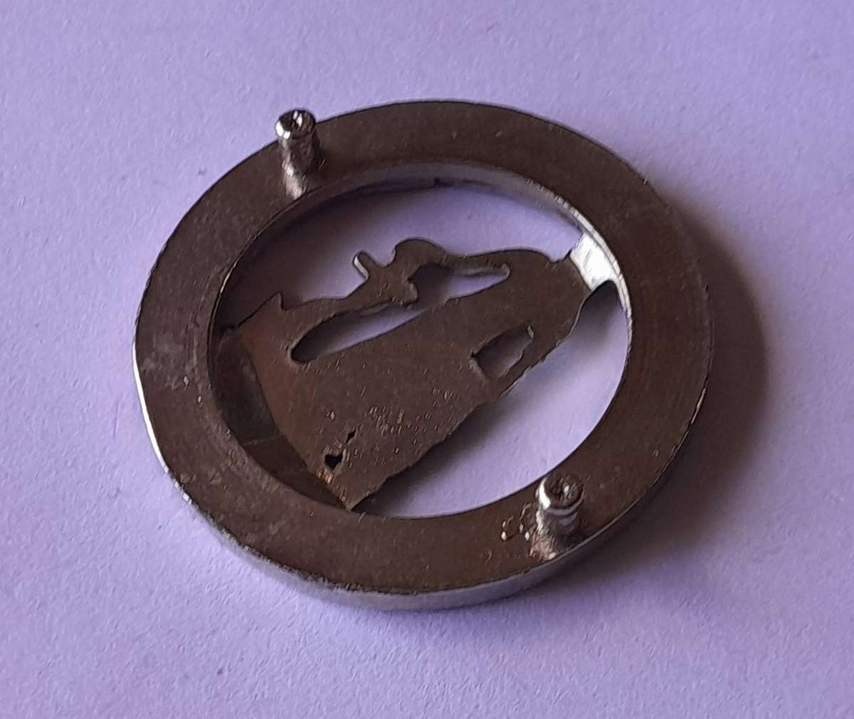 SADF Kaapse Korps (Cape Corps) Badge.  Lugs Intact (Shortened).