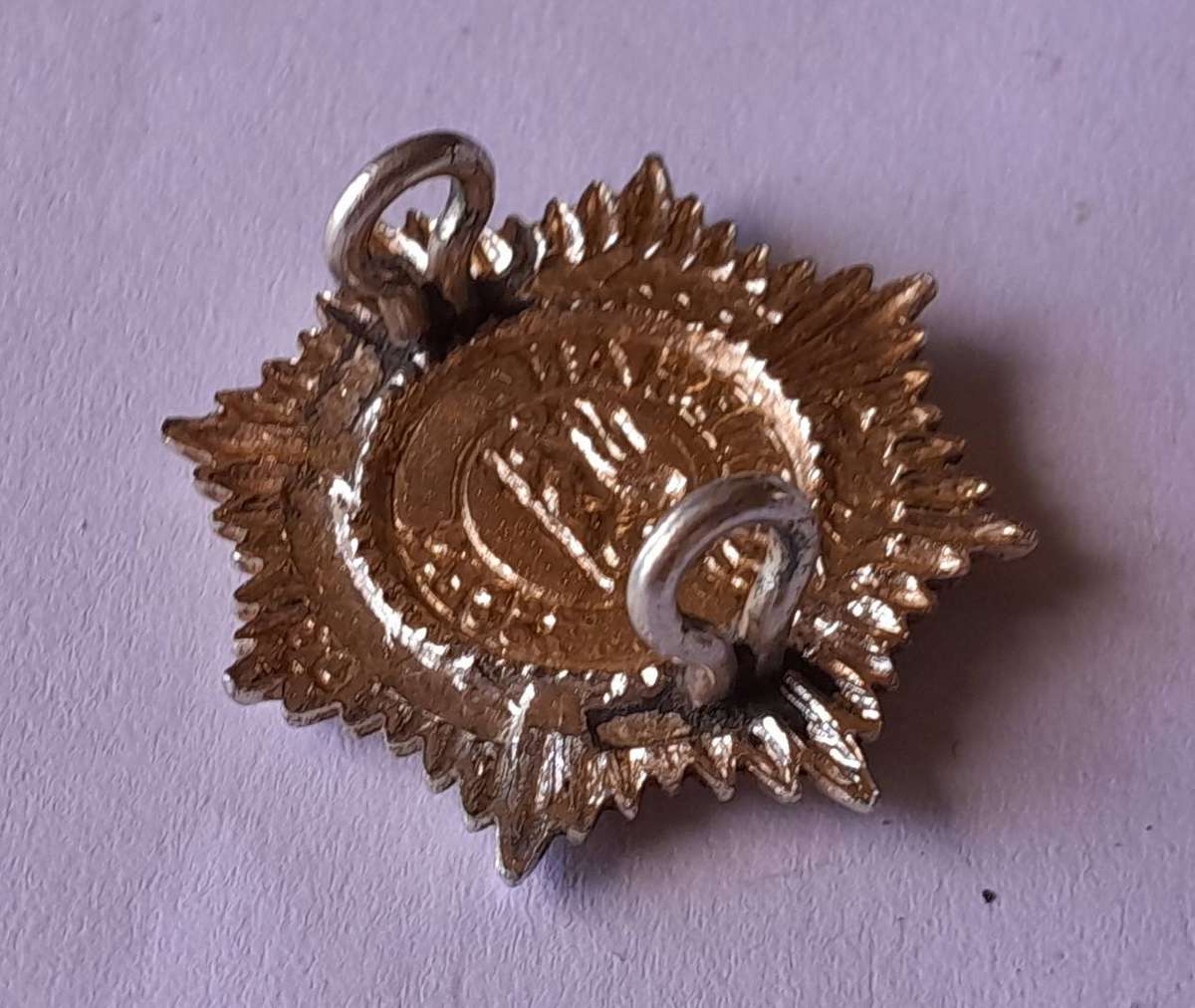 Rhodesian Army Services Corps Collar Badge.  Lugs Intact.