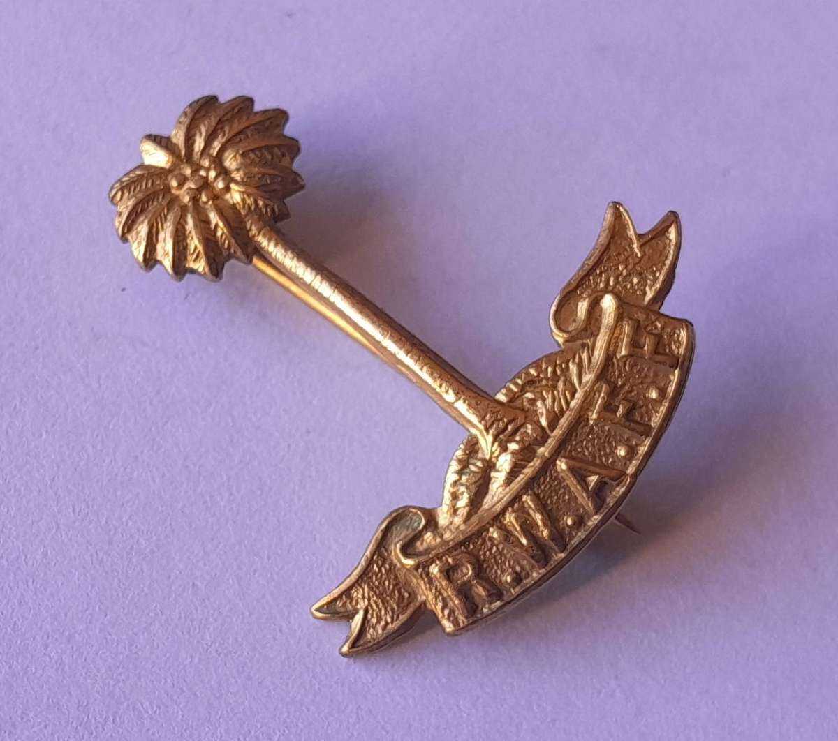 WW2 British Colonial Royal West African Frontier Force (RWAFF) Badge.