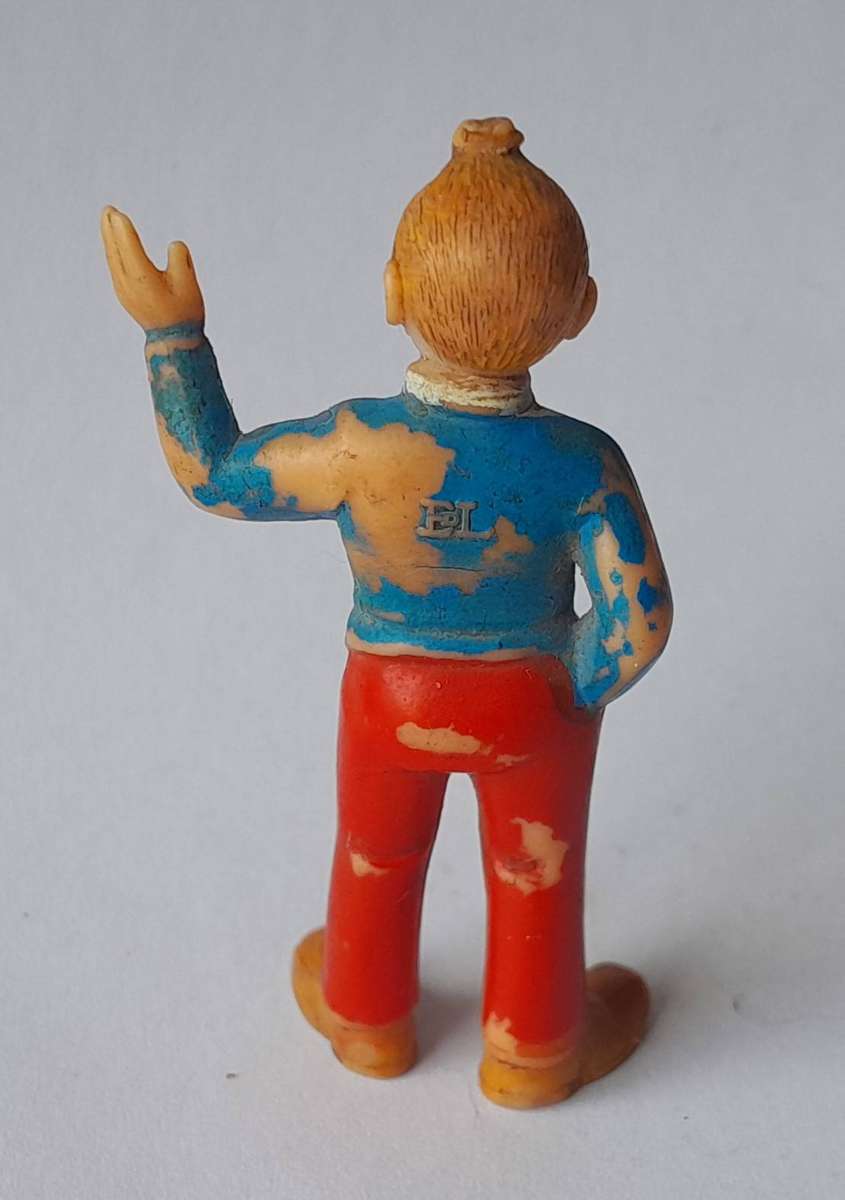 Vintage Tintin Vinyl Figurine by Heimo.