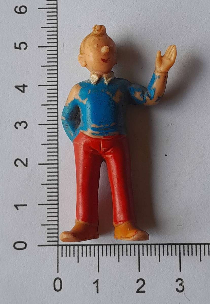 Vintage Tintin Vinyl Figurine by Heimo.
