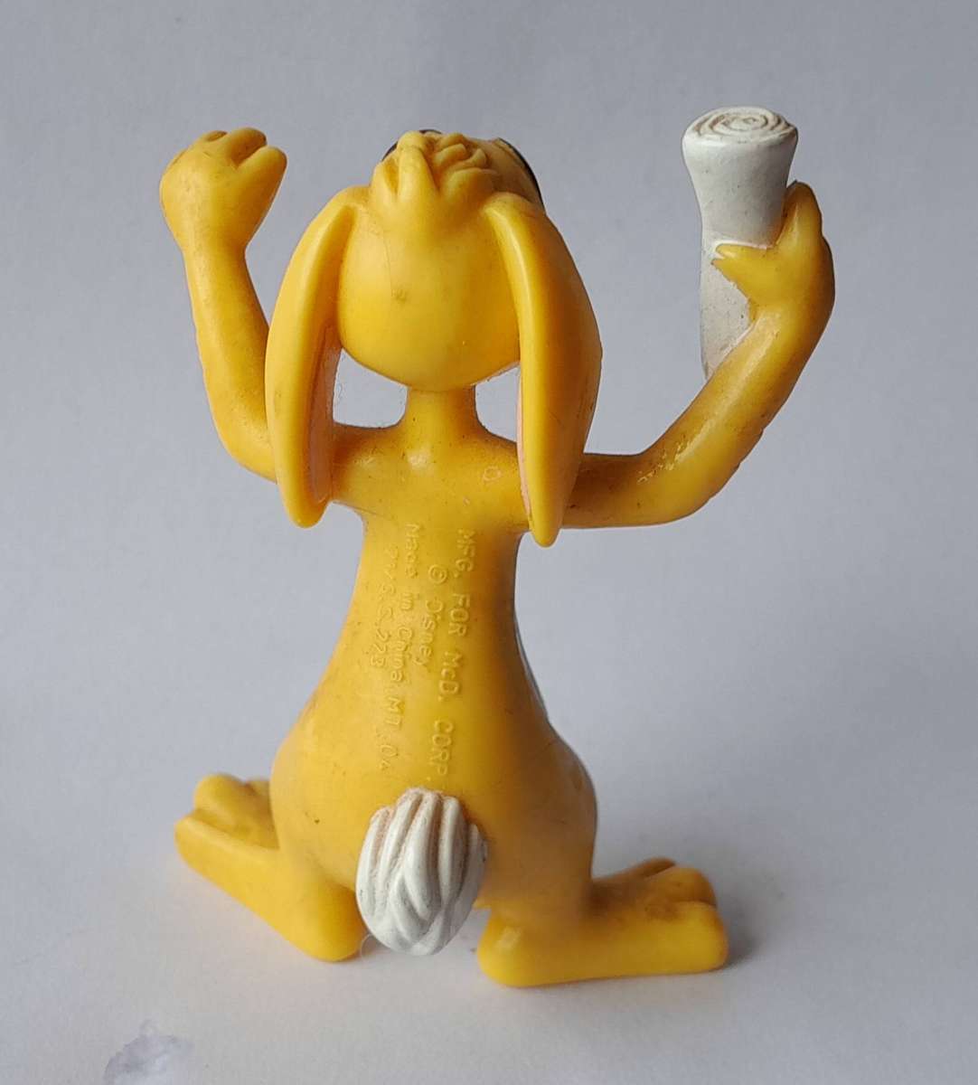 Vintage Winnie the Pooh's Rabbit Vinyl Figurine by Disney for McD. Corp.