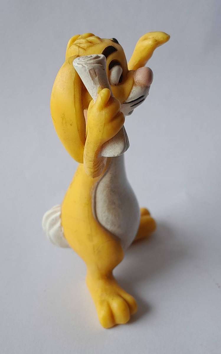 Vintage Winnie the Pooh's Rabbit Vinyl Figurine by Disney for McD. Corp.