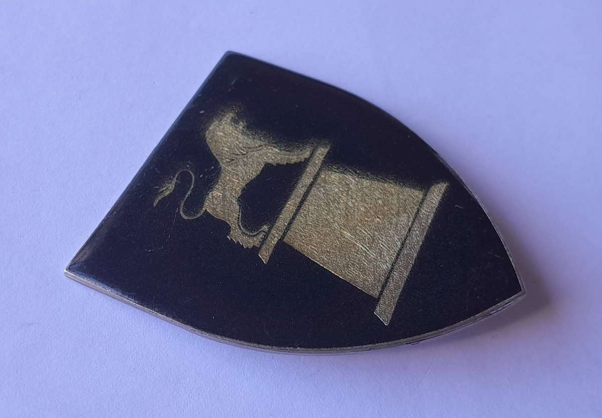 SADF Piet Retief Commando Shoulder Flash.  1 Pin Intact.