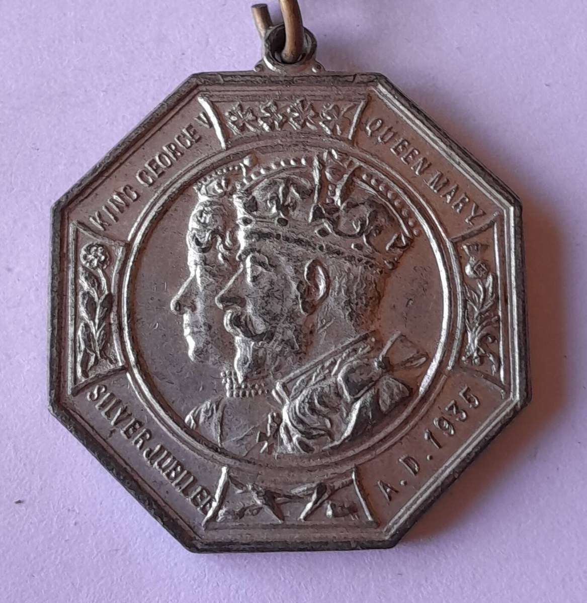 1935 King George V and Queen Mary Silver Jubilee Medal.