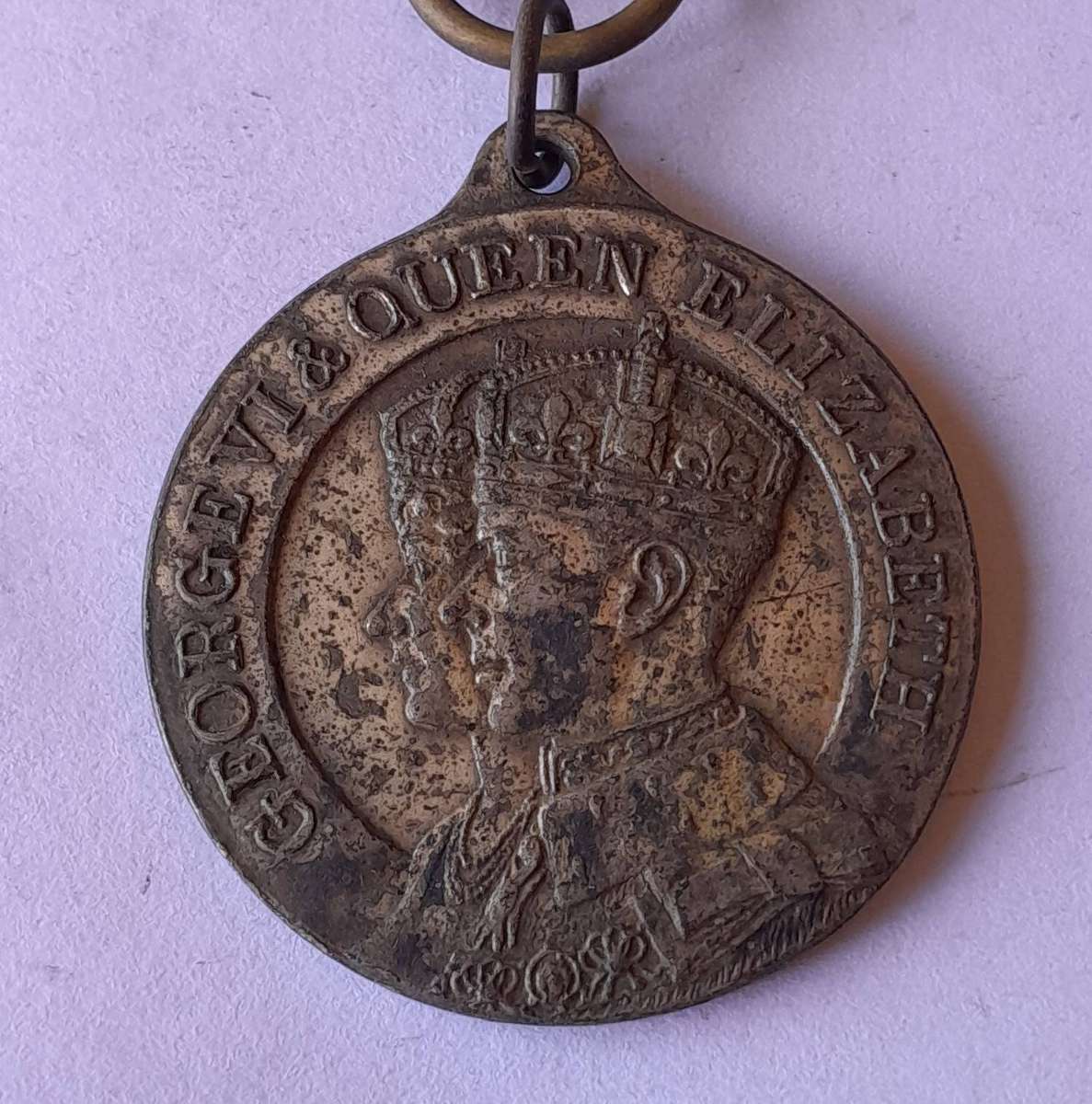 1947 SA Royal Visit George VI and Queen Elizabeth Medal.