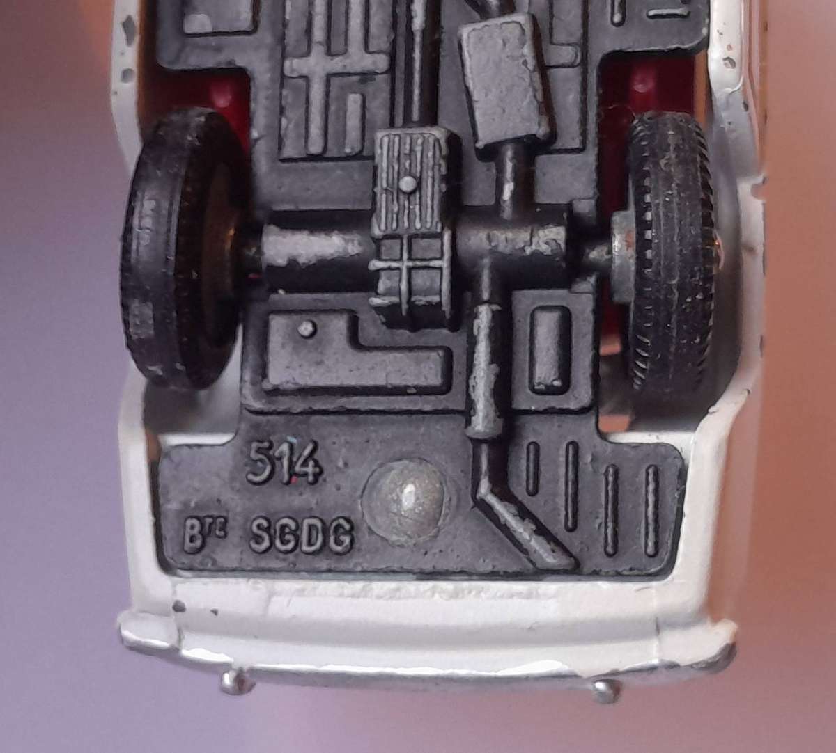 1960's Dinky Toys Alfa Romeo Giulia T1. No. 514 (No Boot).